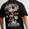 Cosmopolitan Black Oversized T-shirt - BonkersCorner