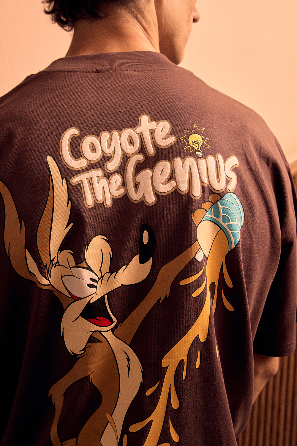 Coyote The Genius Oversized T-shirt - BonkersCorner