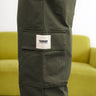 Olive Cargo With Utility Pockets - BonkersCorner