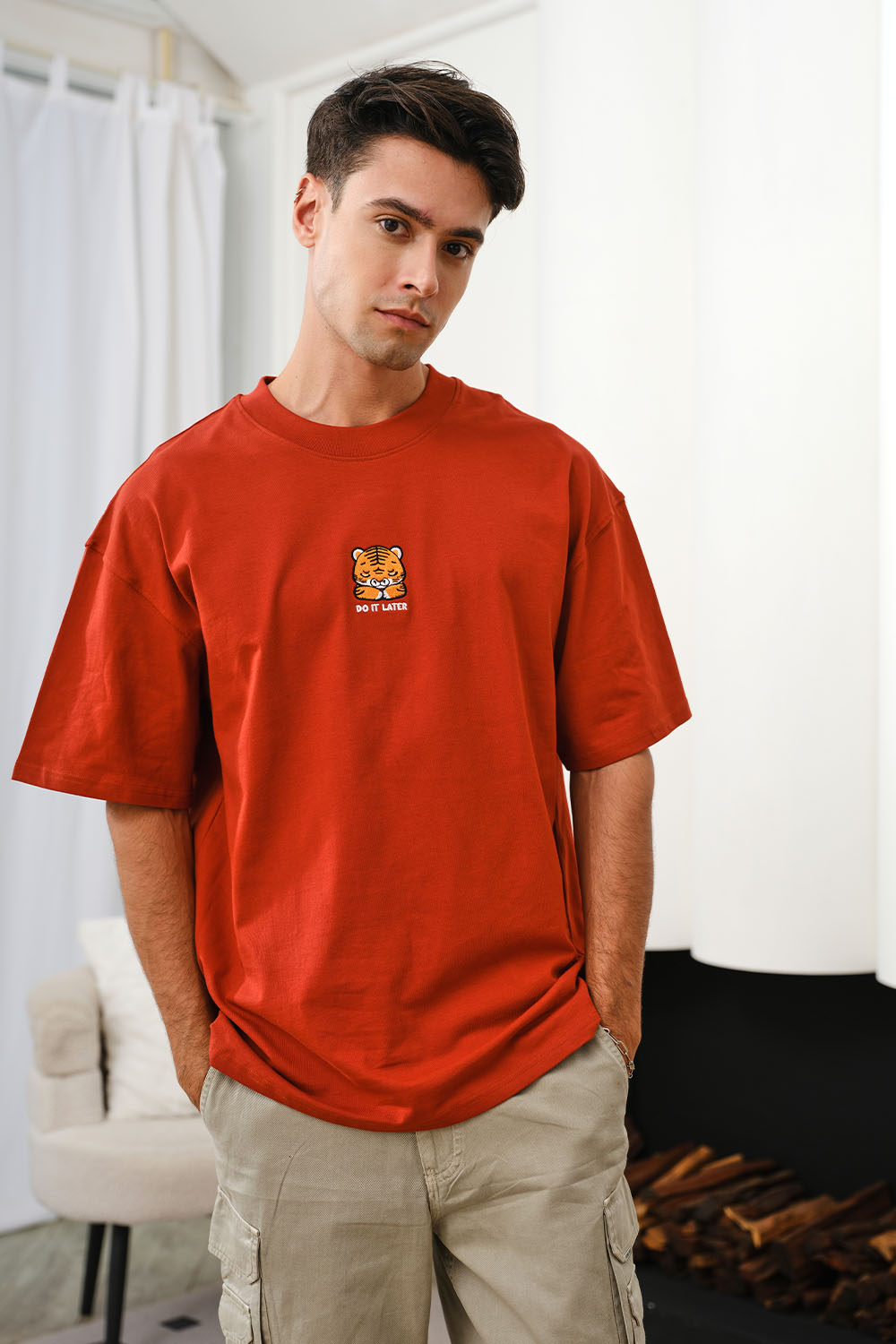 Do It Later Oversized T-shirt - BonkersCorner