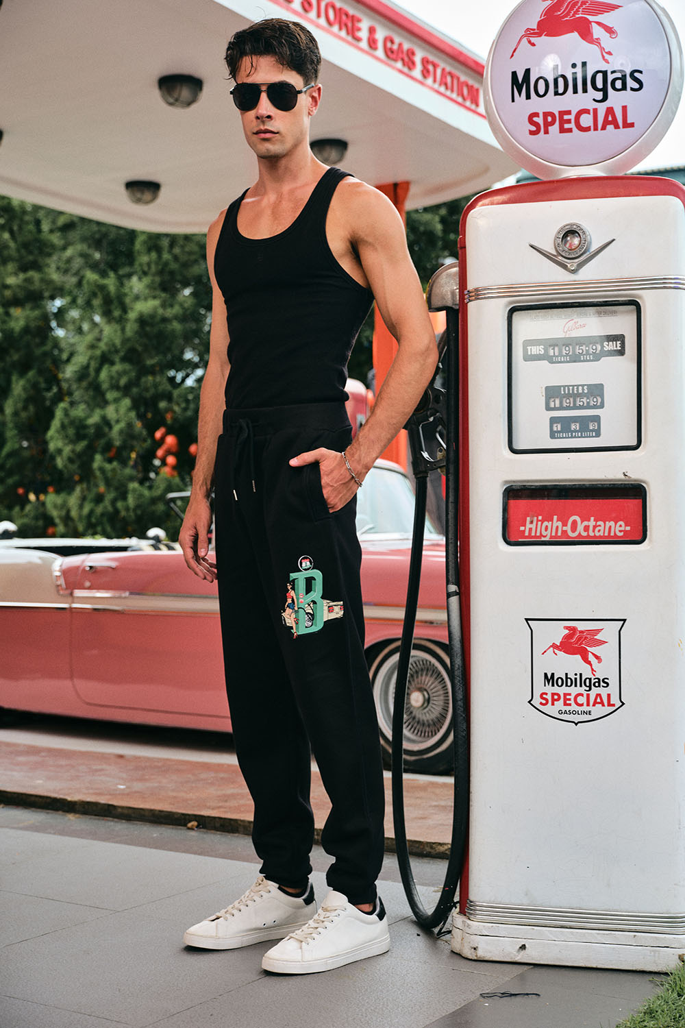 Dollar Bills Black Joggers - BonkersCorner