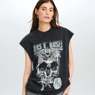 Faded Guns N Roses Oversized Tank - BonkersCorner