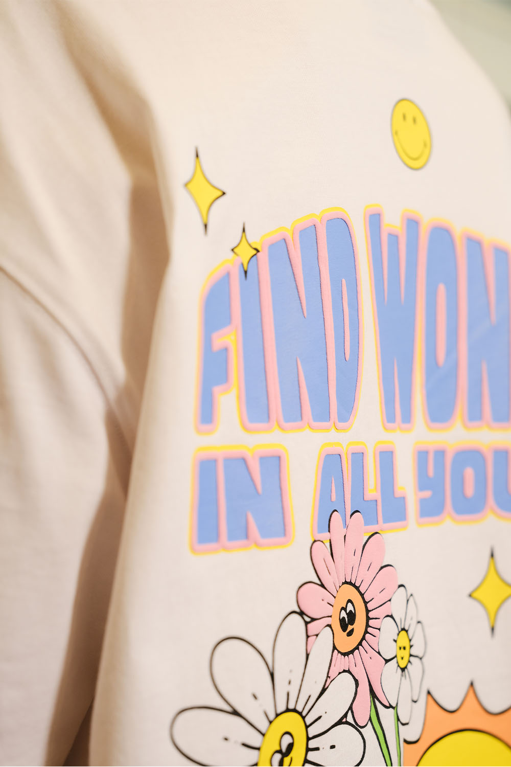 Find Wonder In All You Do Oversized T-shirt - BonkersCorner