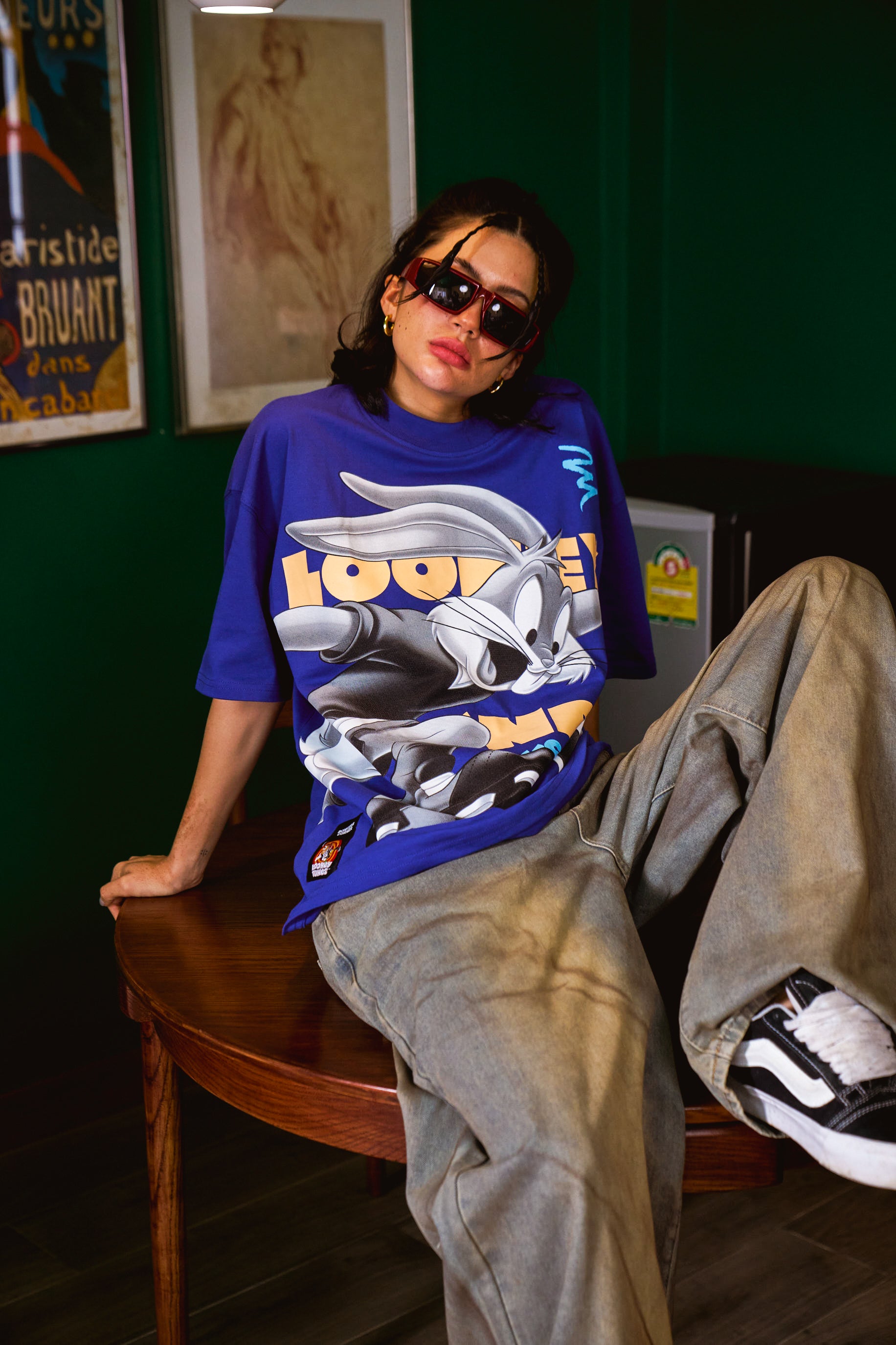 Football Bunny Oversized T-shirt