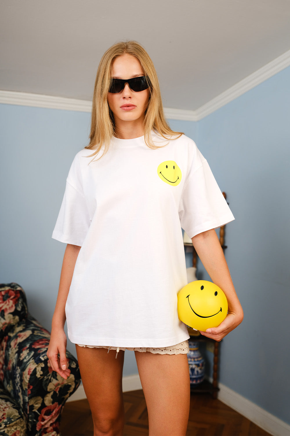 Keep It Positive Oversized T-shirt - BonkersCorner