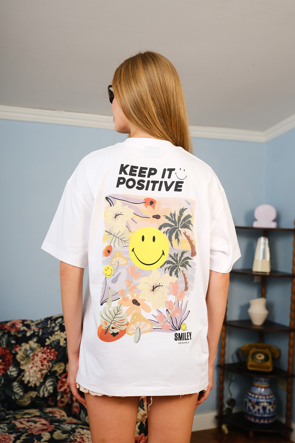 Keep It Positive Oversized T-shirt - BonkersCorner