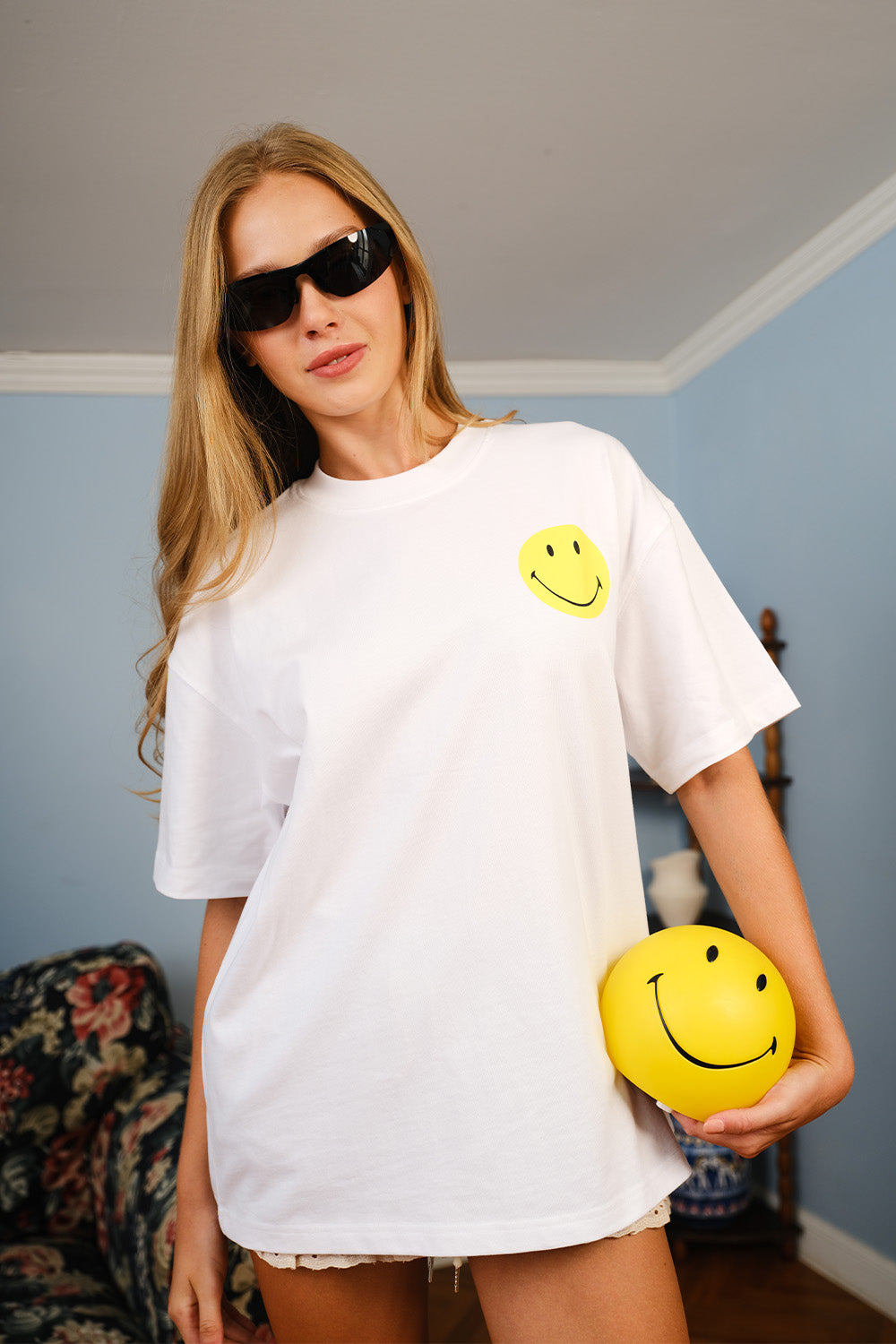 Keep It Positive Oversized T-shirt - BonkersCorner