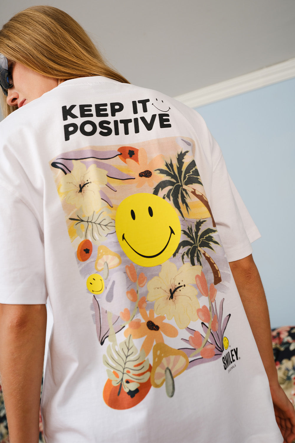 Keep It Positive Oversized T-shirt - BonkersCorner
