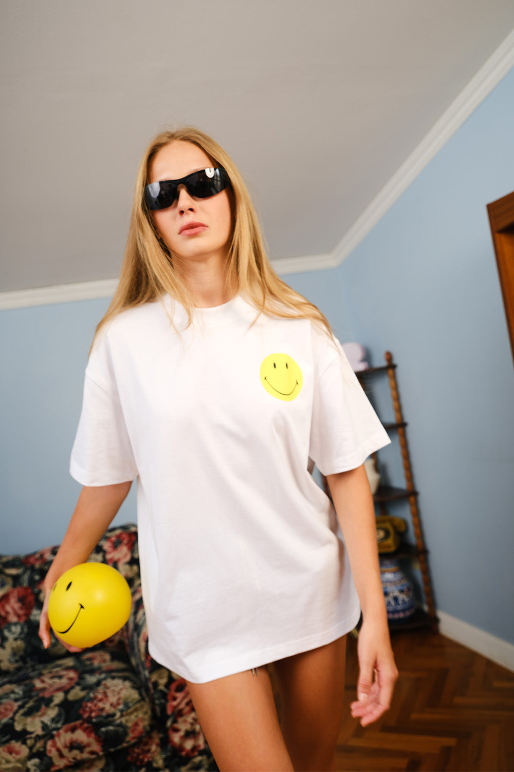 Keep It Positive Oversized T-shirt - BonkersCorner