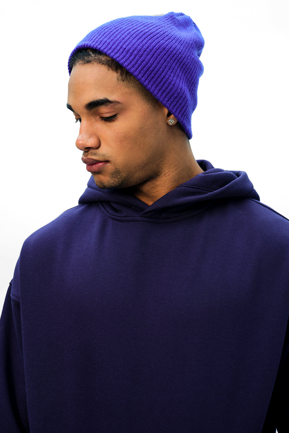 Navy Blue Wear A Hug Oversized Hoodie - BonkersCorner