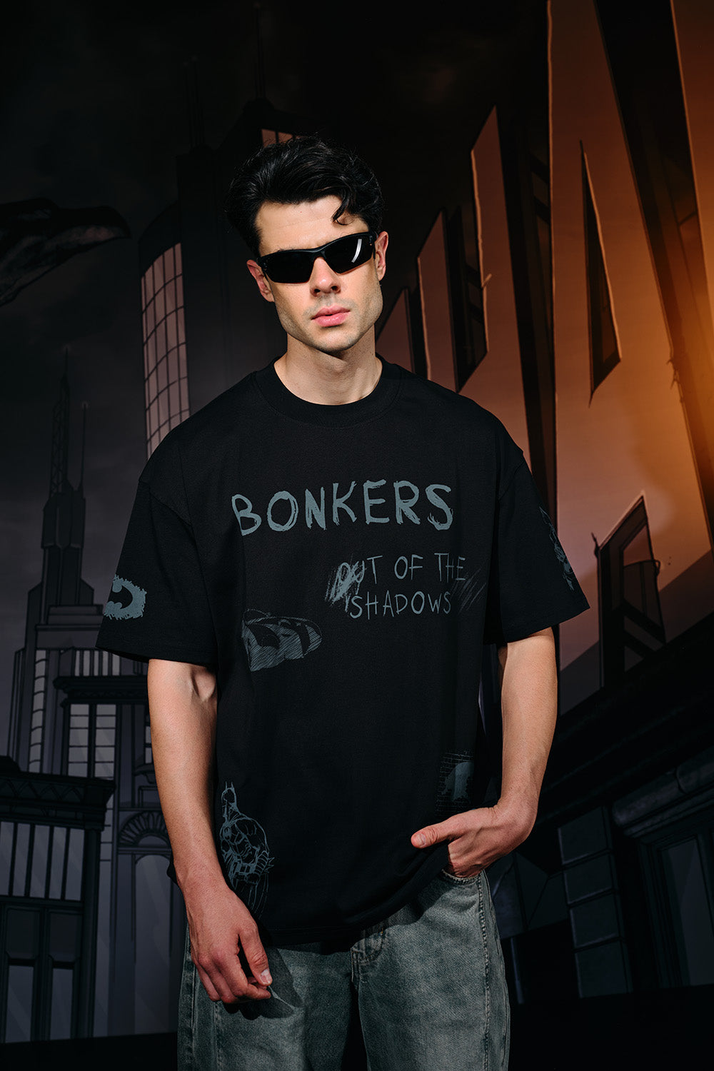 Out of the Shadows Oversized T-shirt - BonkersCorner