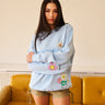 Pastel Blue Snuggle Sweatshirt - BonkersCorner