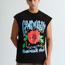 Rain & Roses Oversized Tank - BonkersCorner