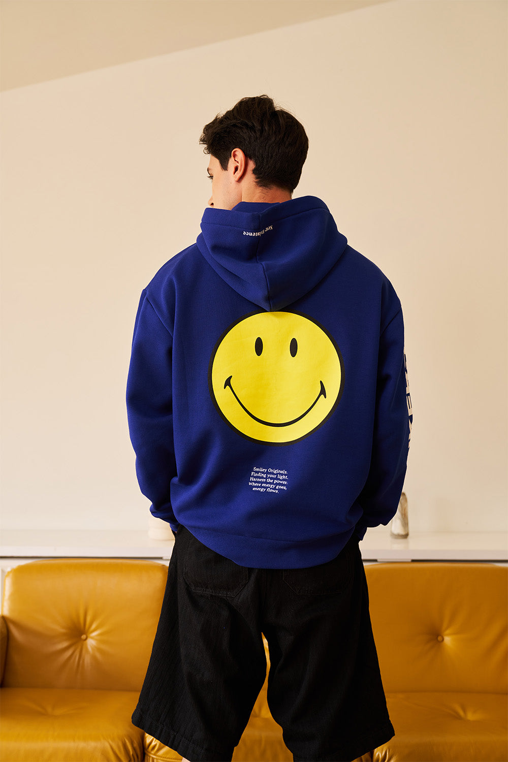 Royal Blue Smiley Originals Hoodie1