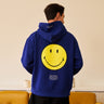 Royal Blue Smiley Originals Hoodie - BonkersCorner