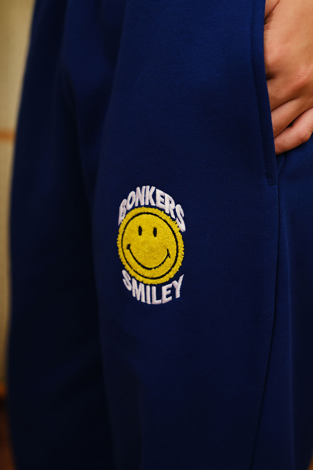 Royal Blue Straight Fit Sweatpants - BonkersCorner
