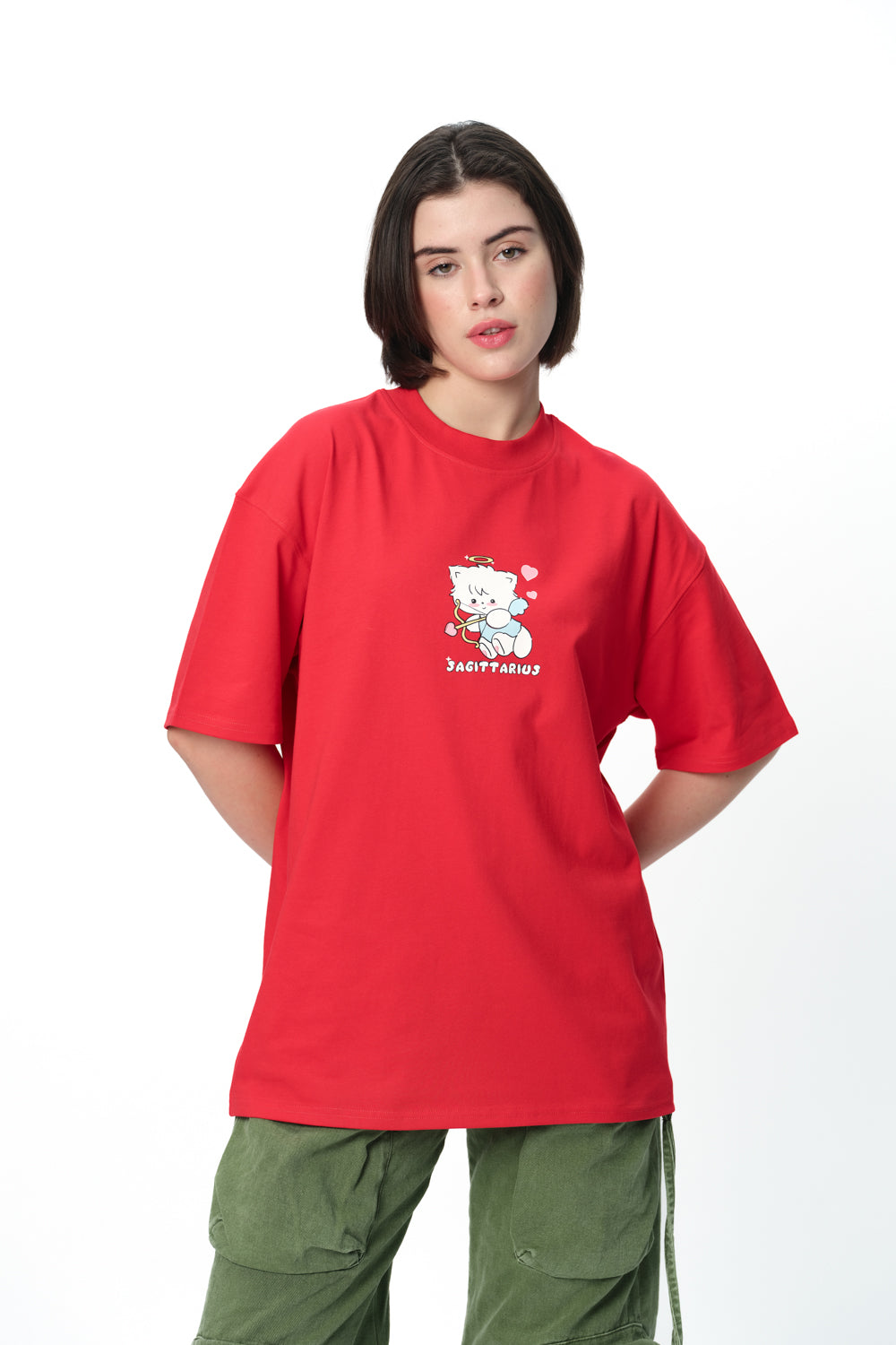 Sagittarius Spark Oversized T-Shirt - BonkersCorner