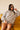 Smiley All Over Grey Faded Hoodie - BonkersCorner