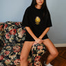 Smiley Lost In The Beat Oversized T-shirt - BonkersCorner