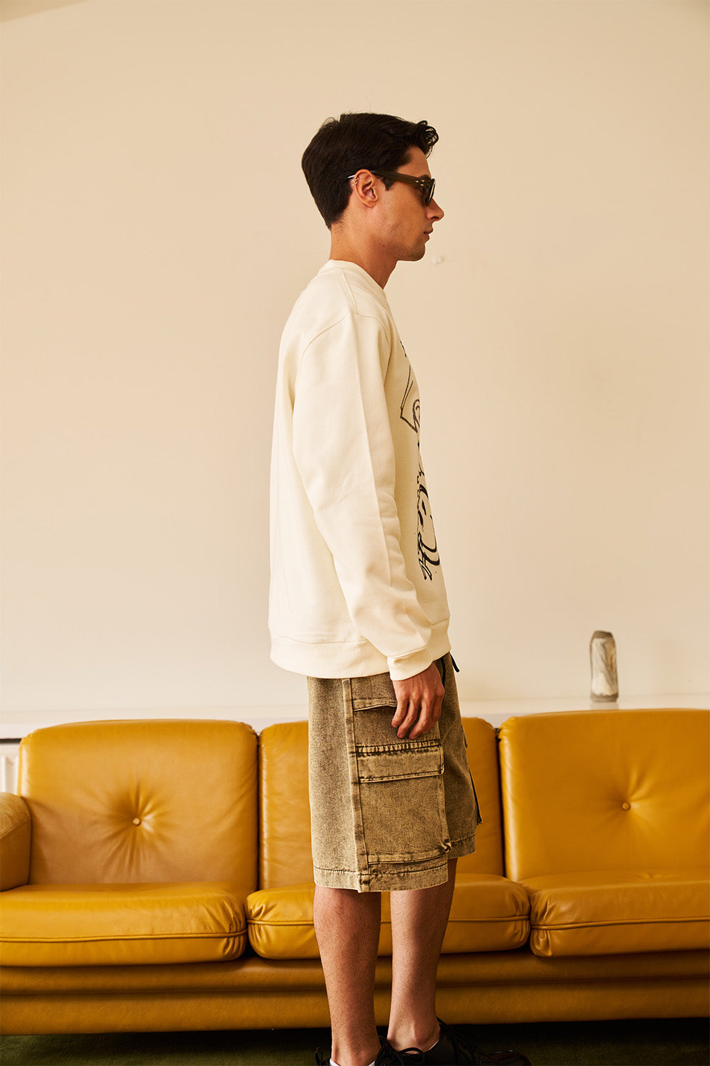 Smiley Originals Off White Sweatshirt - BonkersCorner