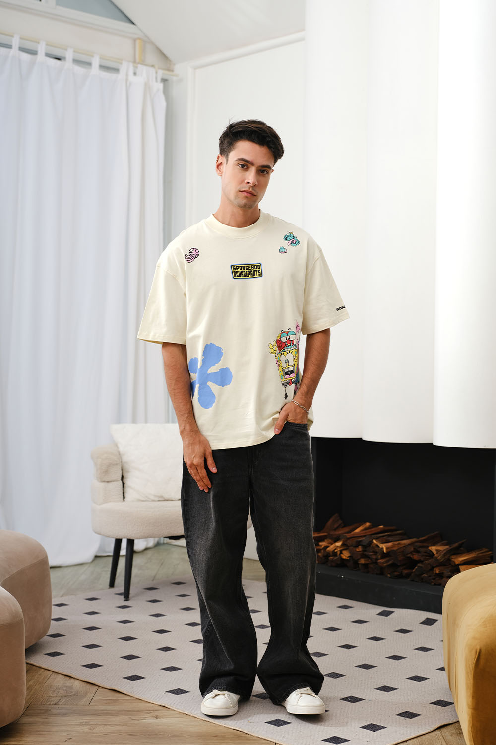 SpongeBob SquarePants Oversized T-shirt - BonkersCorner