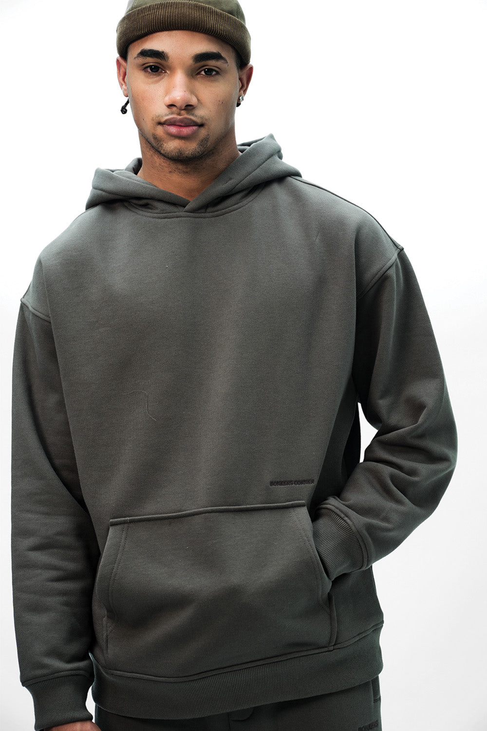 Taupe Wear A Hug Oversized Hoodie