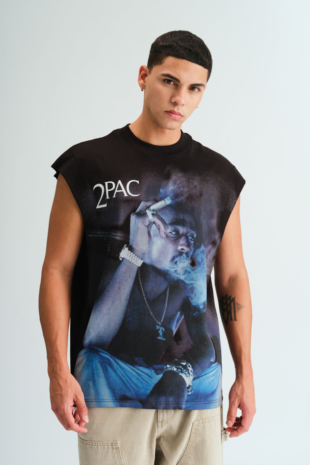 Tupac Oversized Tank - BonkersCorner