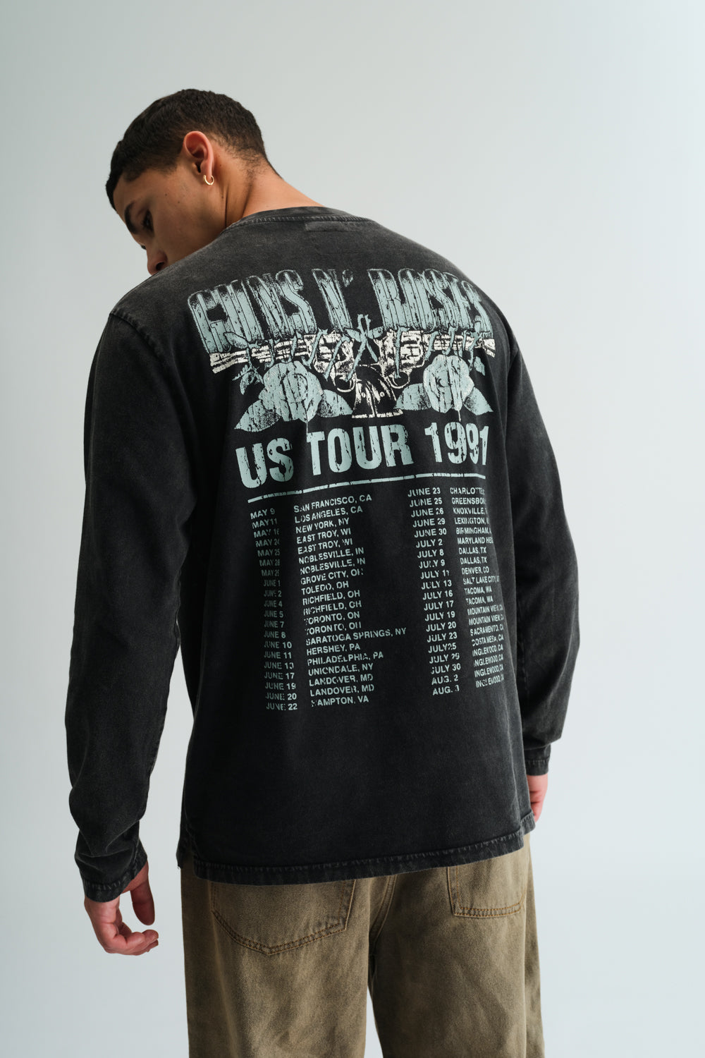 Vintage Guns N Roses Full Sleeves T-shirt - BonkersCorner