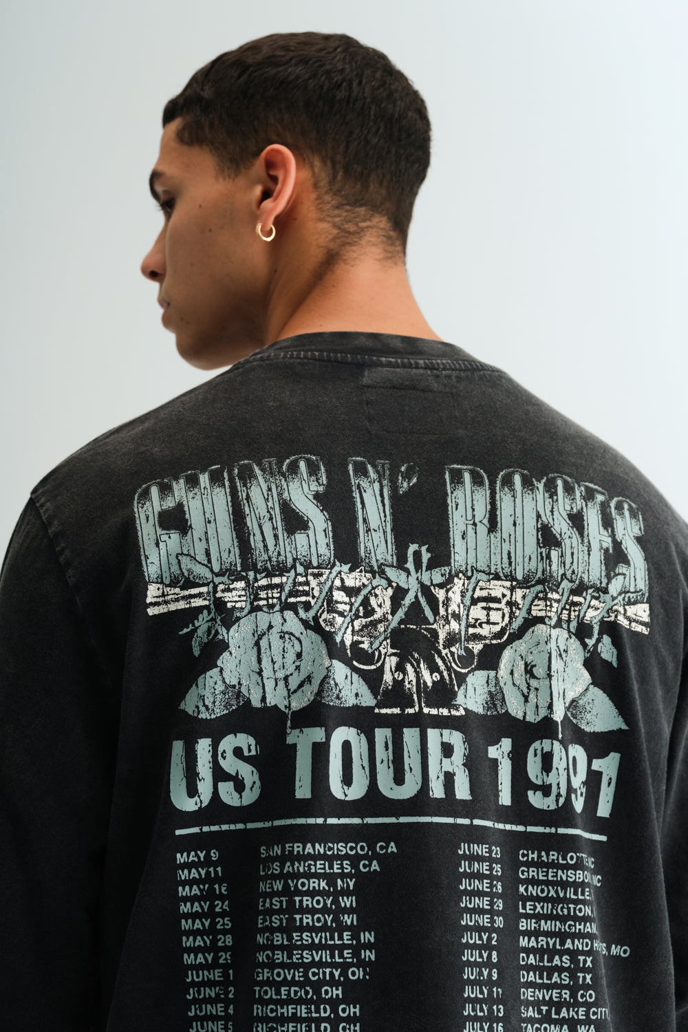 Vintage Guns N Roses Full Sleeves T-shirt - BonkersCorner