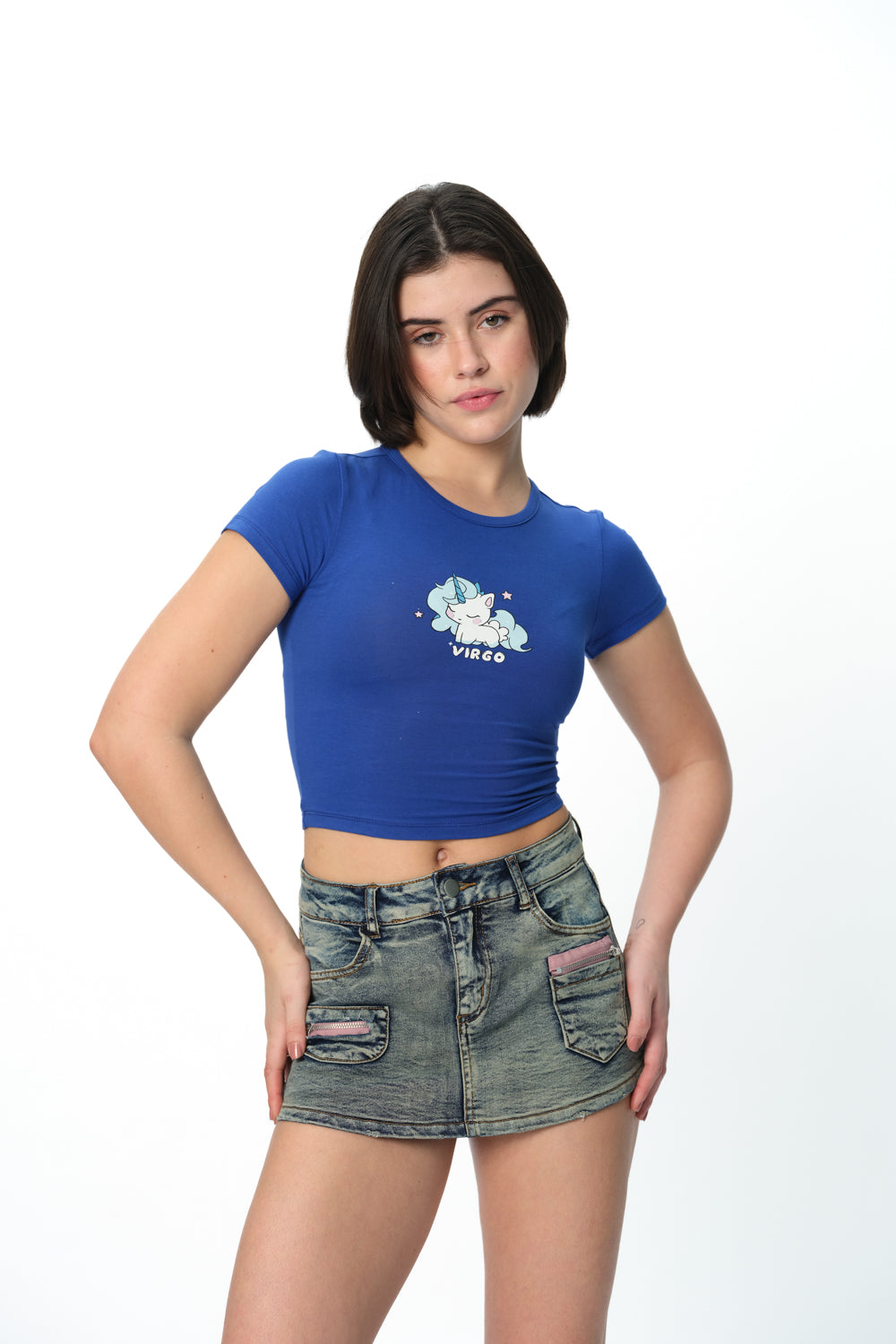 Virgo Virtue Long Length Baby Tee - BonkersCorner