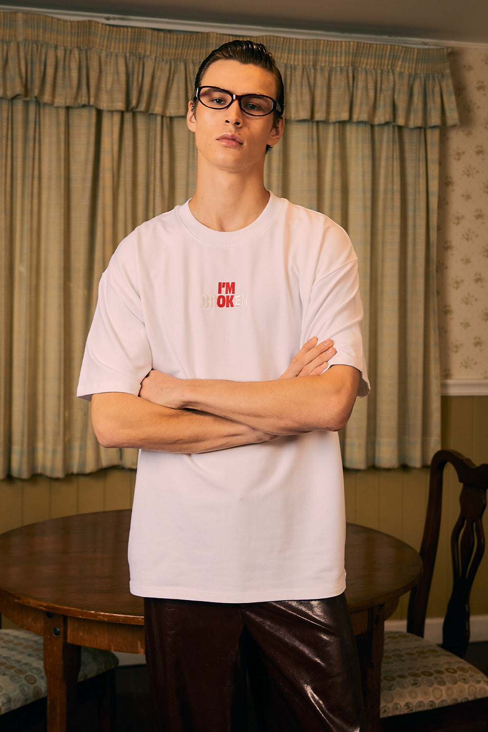 Broken Vibes Oversized T-shirt