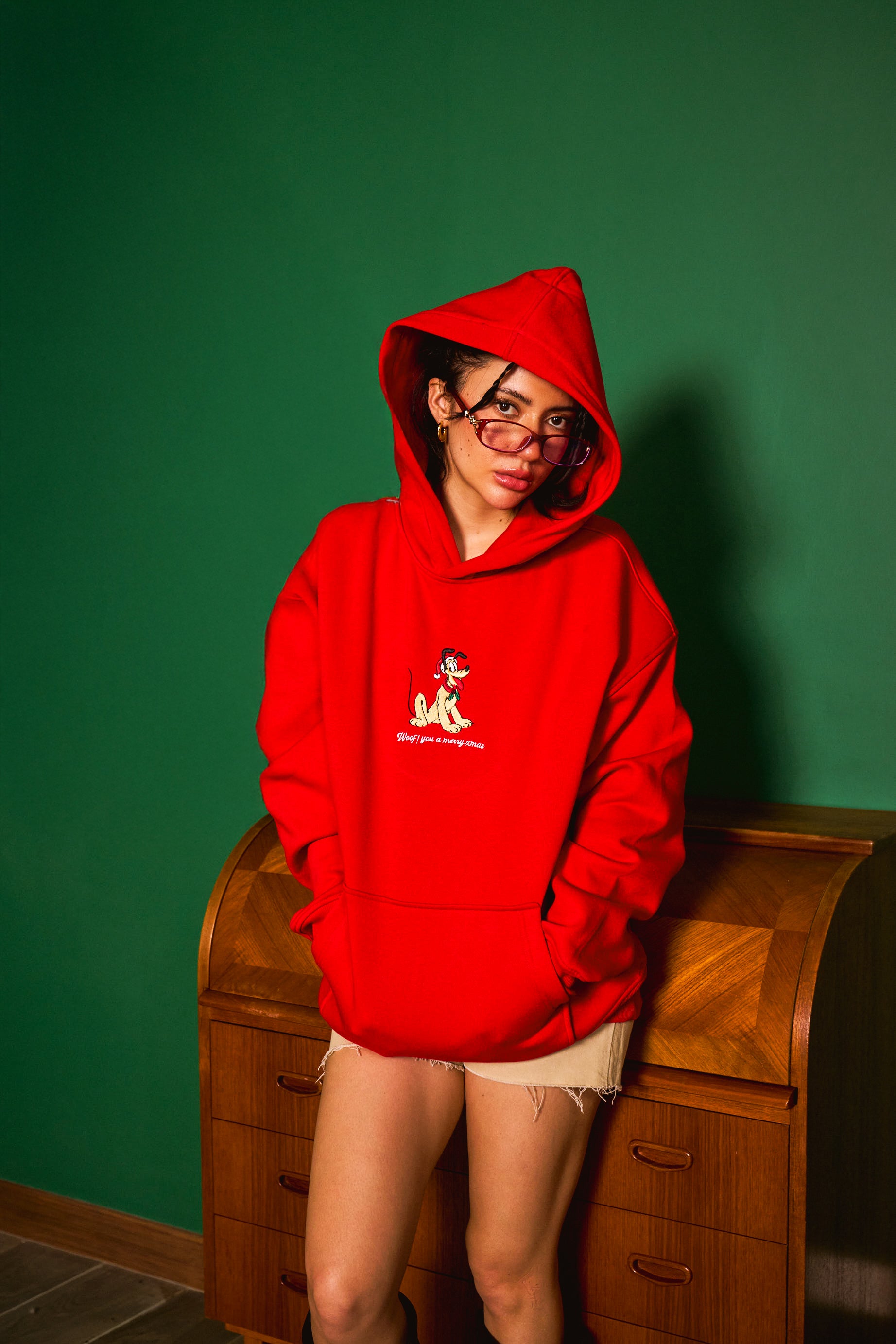 Woof You A Merry Xmas Hoodie - BonkersCorner
