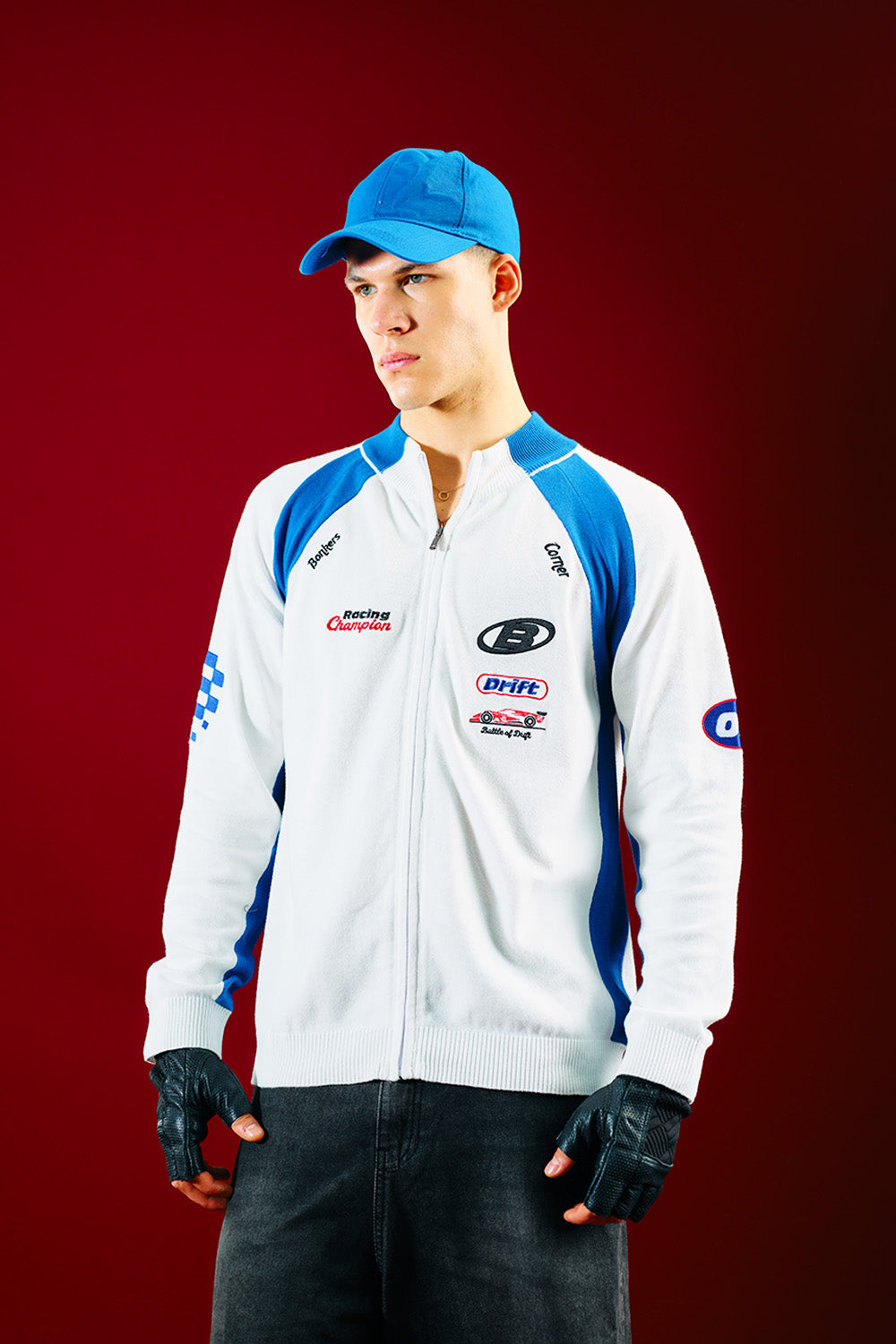 Burn Out Zipper Jacket - BonkersCorner