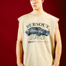 Burnout 1969 Beige Vest Tank - BonkersCorner