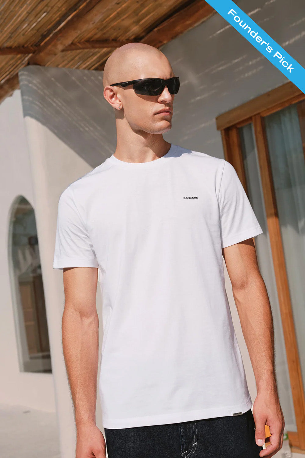 Classic White 100% Supima Cotton Relaxed Fit T-shirt - BonkersCorner