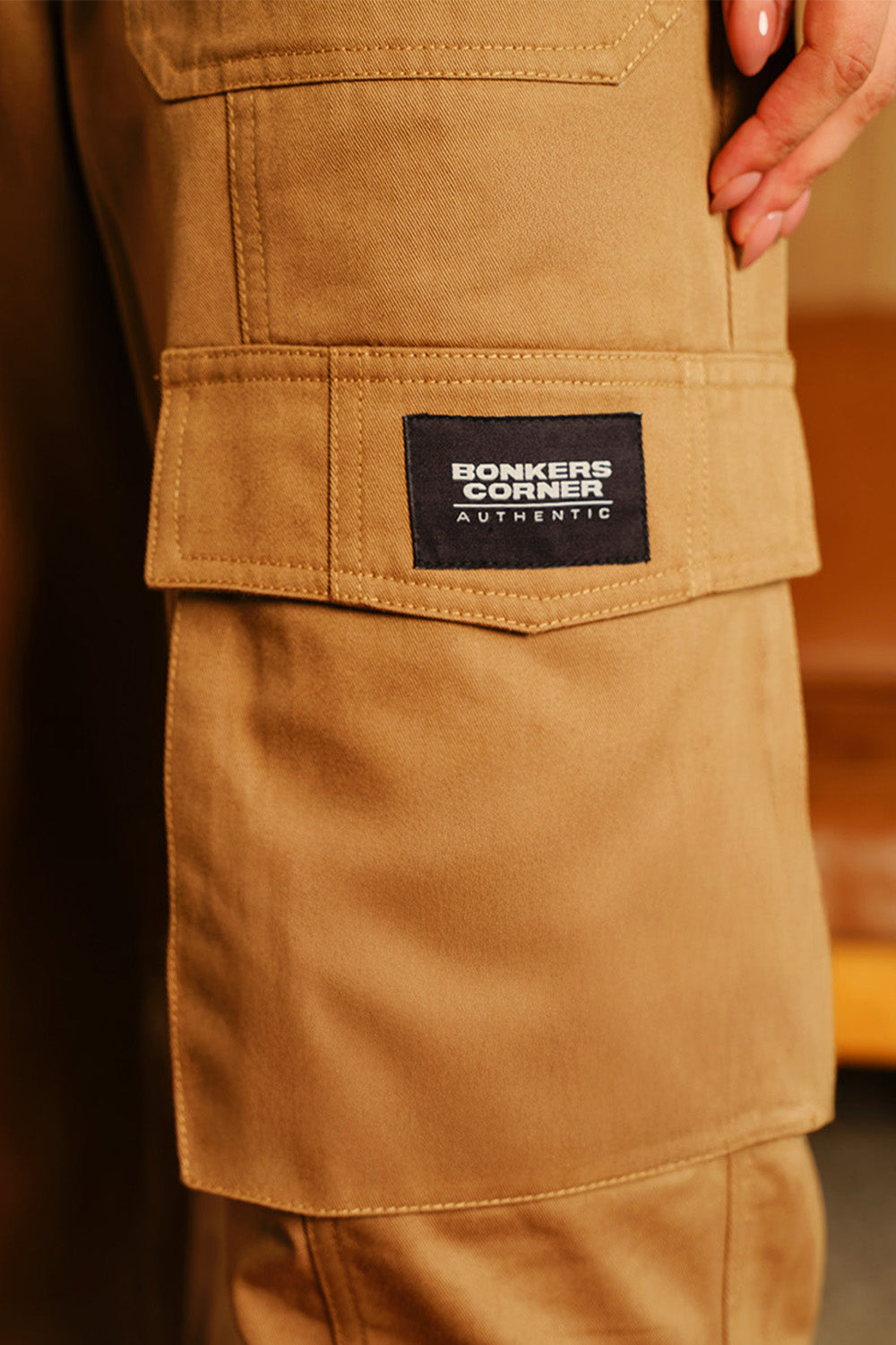 Caramel 6 Pockets Cargo Pant - BonkersCorner
