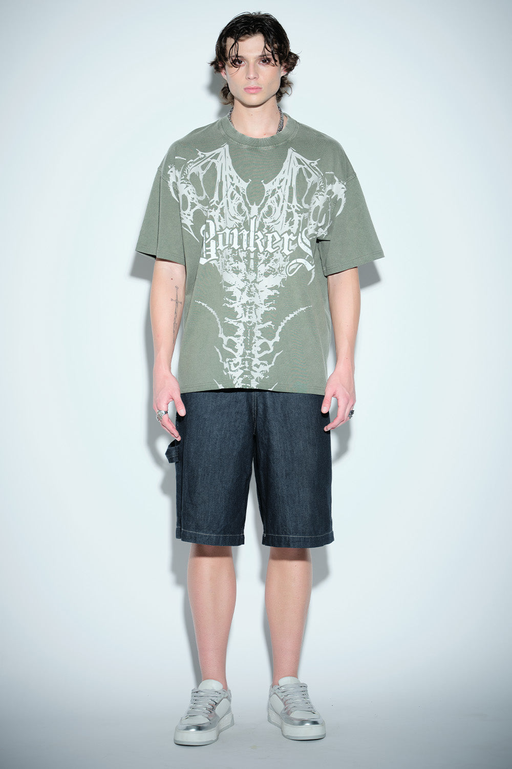 Cathedral Spine Oversized T-shirt - BonkersCorner