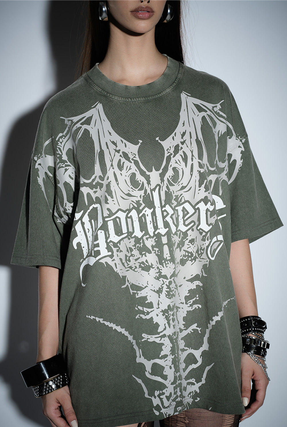 Cathedral Spine Oversized T-shirt - BonkersCorner