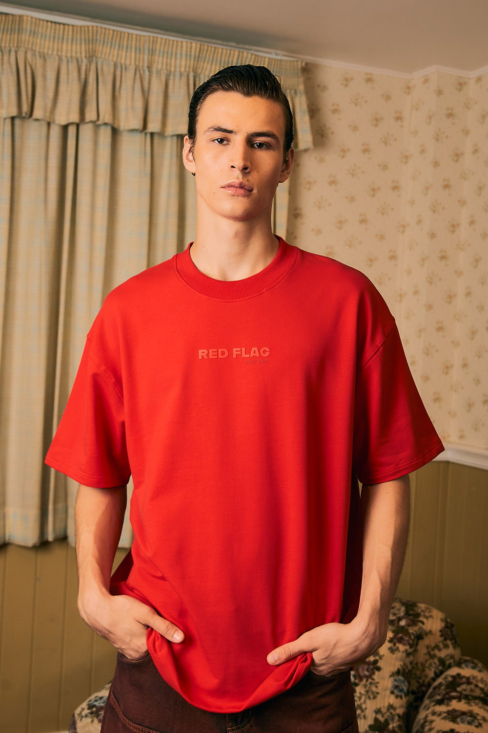 Certified Red Flag Oversized T-shirt