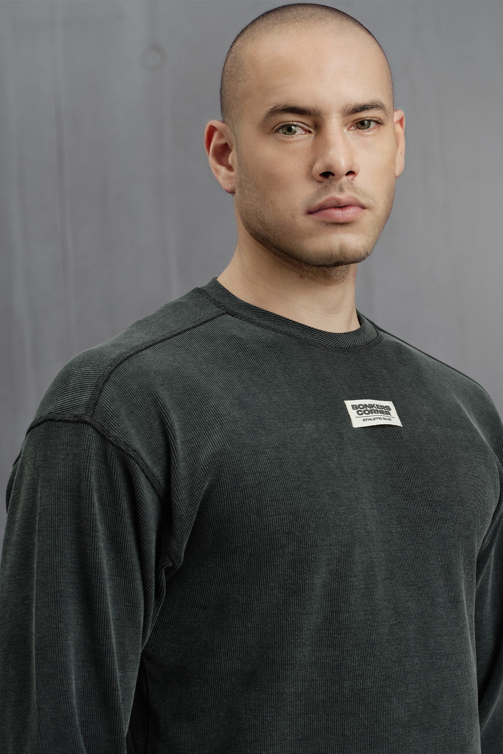 Charcoal Wash Long Sleeve T-shirt - BonkersCorner