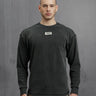 Charcoal Wash Long Sleeve T-shirt - BonkersCorner