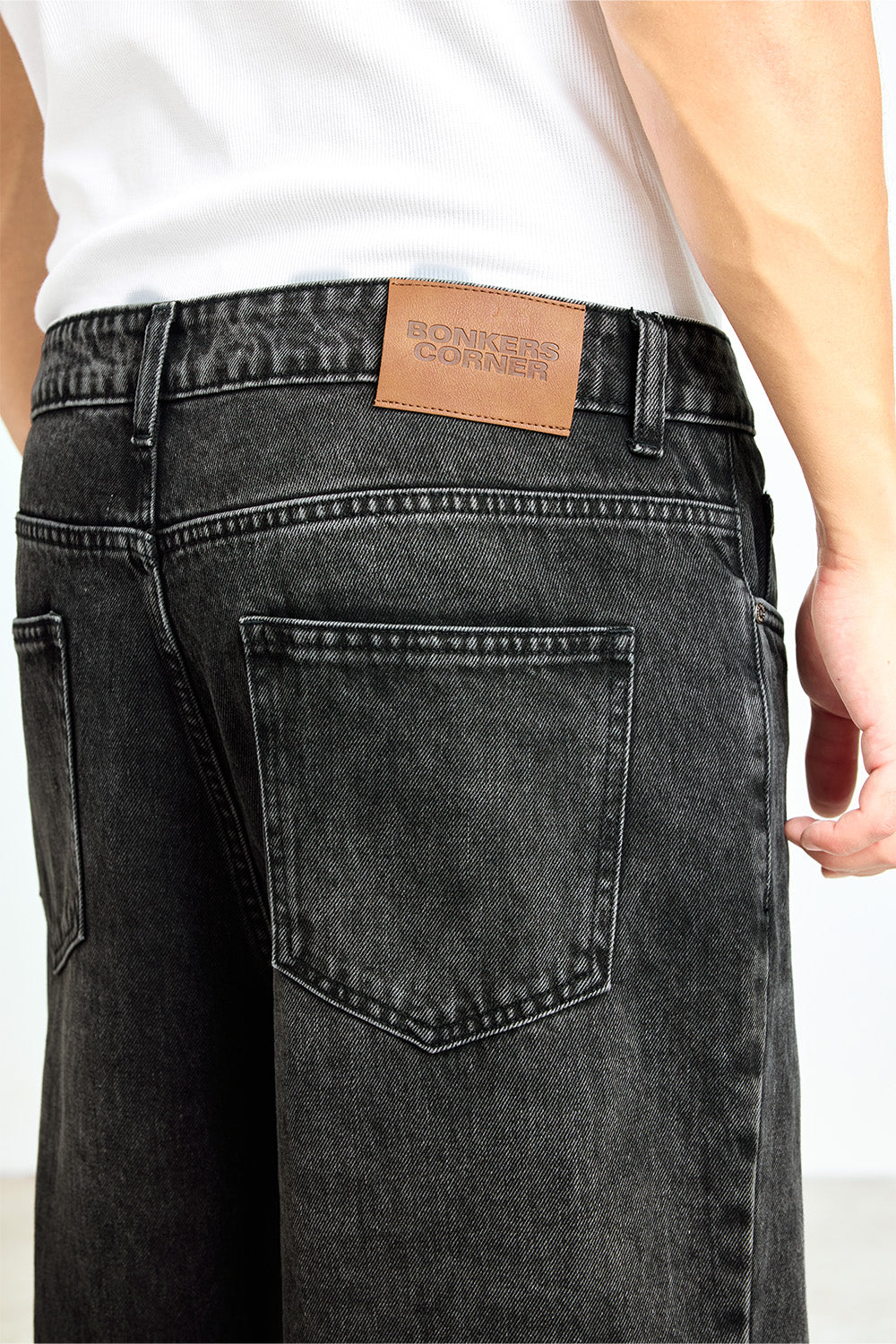 Classic Ash Black Relaxed Fit Jeans - BonkersCorner