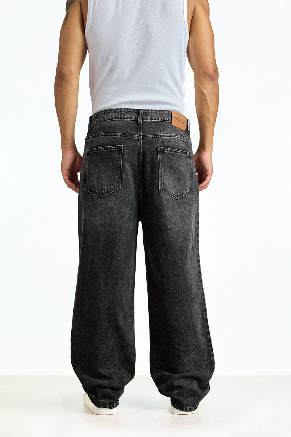 Classic Ash Black Relaxed Fit Jeans - BonkersCorner