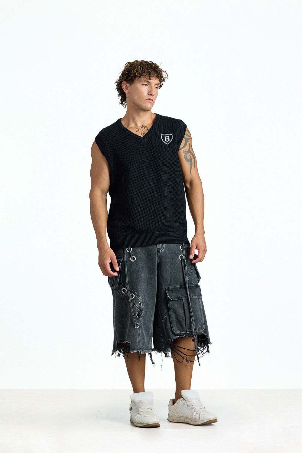 Classic Crest Knit Vest - BonkersCorner