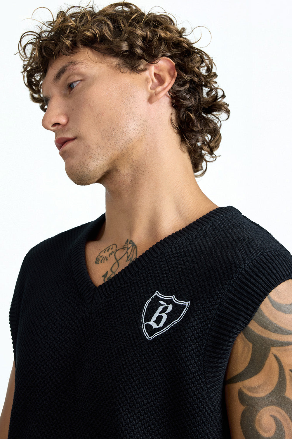 Classic Crest Knit Vest - BonkersCorner