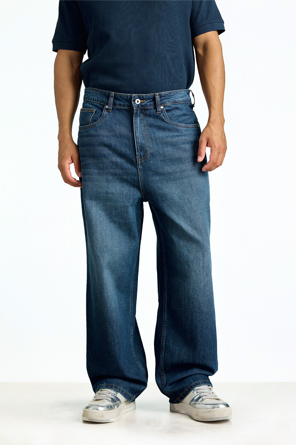 Classic Drift Blue Relaxed Fit Jeans - BonkersCorner