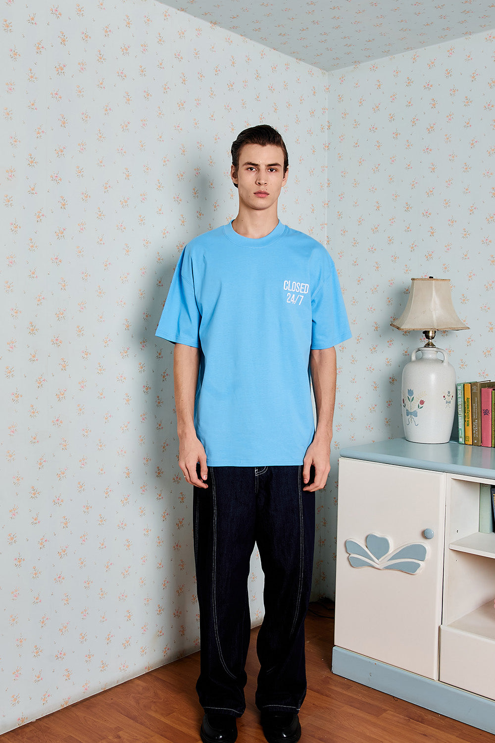 Closed 24/7 Blue Oversized T-shirt