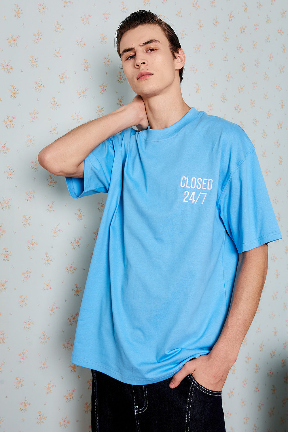 Closed 24/7 Blue Oversized T-shirt