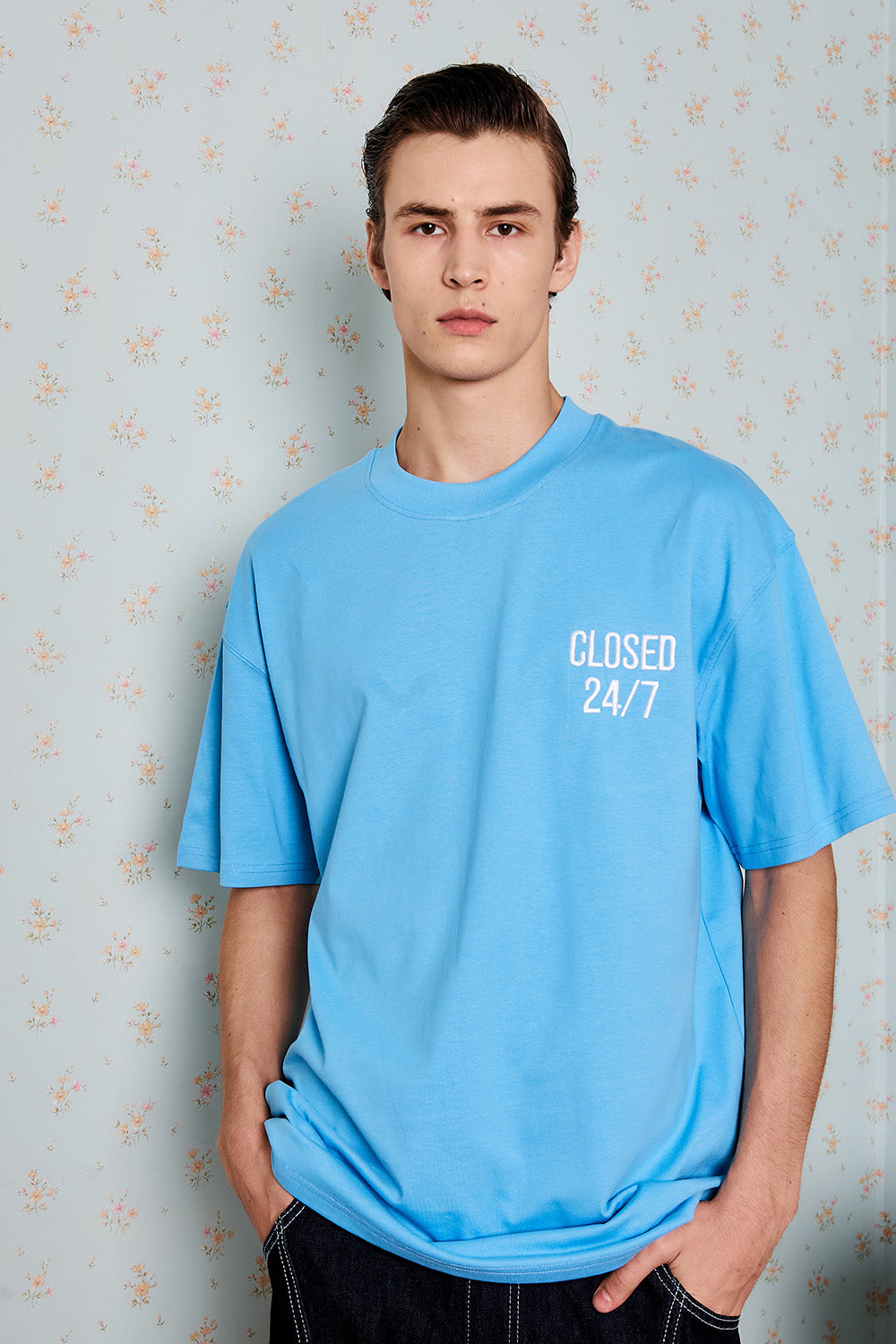 Closed 24/7 Blue Oversized T-shirt