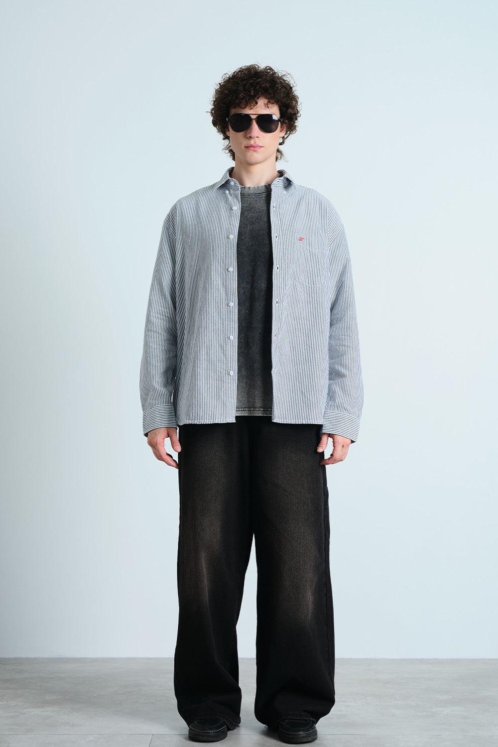 Coastal Breeze Black Stripe Shirt - BonkersCorner